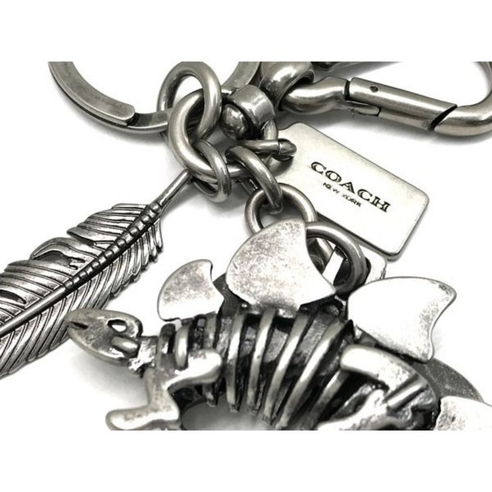 Coach Steggy Dinosaur Bag Charm Metal RARE! - Picture 4 of 5